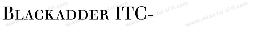 Blackadder ITC字体下载字体转换